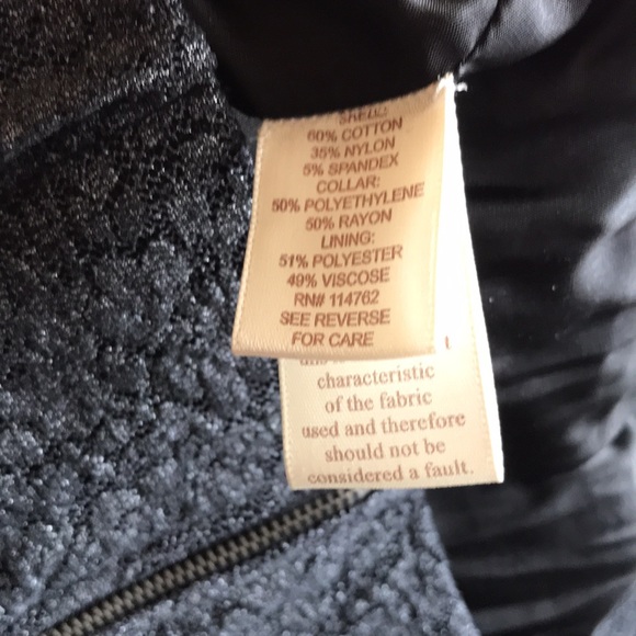 Petticoat Alley, Lace Bomber Style Jacket, Size M - Picture 5 of 5